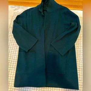 J Crew Green Cardigan Sweater. Excellent condition